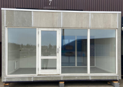 Modulbyging 15m² - facade med vinduesparti