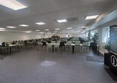 Moderne kantine i modulbyggeri fra FOCUS Moduler A/S