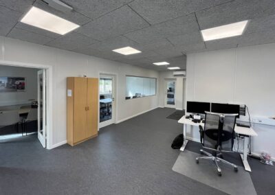 Moderne kontor- og velfærdsfaciliteter i modulbyggeri ra FOCUS Moduler A/S