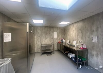 Moderne kantine i modulbyggeri fra FOCUS Moduler A/S