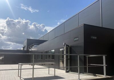 Moderne kantine i modulbyggeri fra FOCUS Moduler A/S