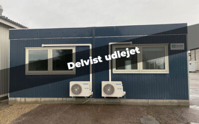 154 m2 kontorfaciliteter i moduler
