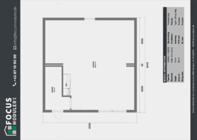 FOCUS Moduler Brugtbørs: 2 modulbygninger - 64 og 48 m2