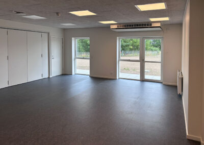 Klar til indflytning – på kort tid stod de nye lokaler klar til brug, med fuld funktionalitet og opfyldelse af alle krav.