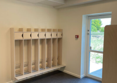 Rum til leg og læring – resultatet er en institutionsløsning med plads til både aktivitet, fællesskab og trygge rammer.