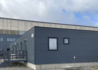 FOCUS Moduler A/S Brugtbørs: 154 m2 modulbygning til kontor, kantine, undervisning