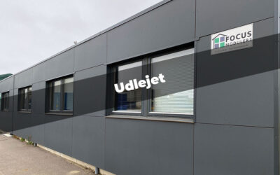 188 m2 modulbygning med kontor- og mødefaciliteter