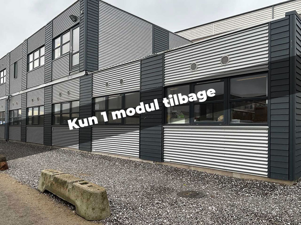 Køb eller lej hos FOCUS Moduler A/S: Ca. 455 m2 modulbygning med mange muligheder