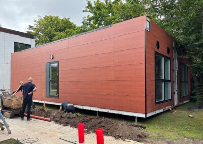Totalentreprise med specialløft – eksklusive modulbygninger til Øregaard Gymnasium