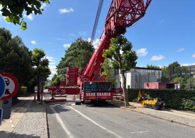 Totalentreprise med specialløft – eksklusive modulbygninger til Øregaard Gymnasium