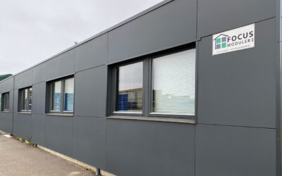 188 m2 modulbygning med kontor- og mødefaciliteter