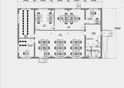240 m2 højisoleret moderne kontorpavillon