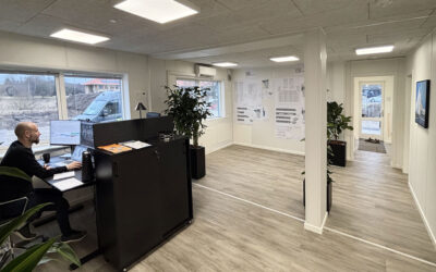 Moderne kontorfaciliteter til byggepladser