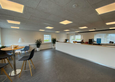 FOCUS Moduler A/S Brugtbørs: 80 m2 modulbygning - reception/venteværelse etc.