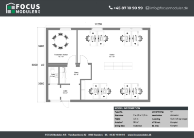 90 m2 kontorbygning
