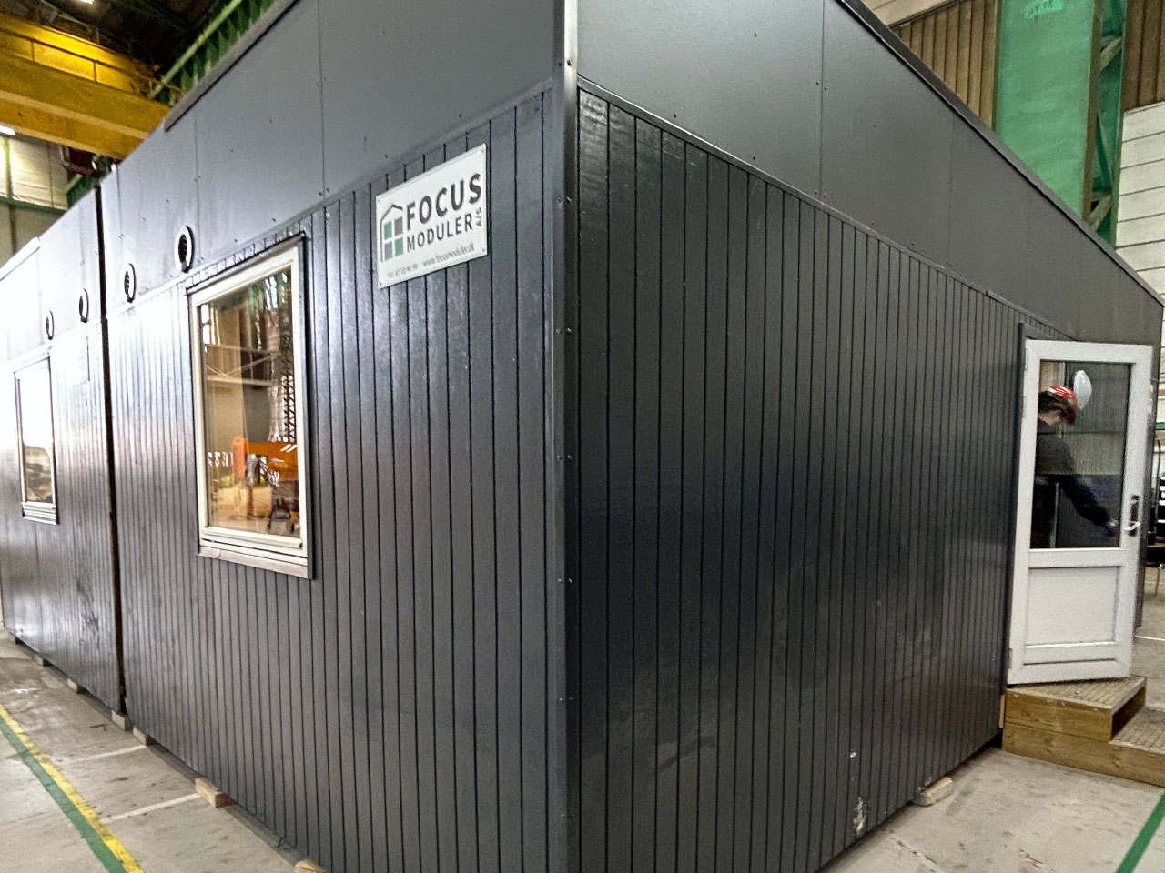 Køb eller lej hos FOCUS Moduler A/S: 128 m2 kontorfaciliteter i moduler